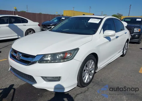2013 Honda Accord Ex-L V-6 from USA, damaged, VIN 1HGCR3F89DA018676